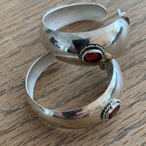 Sterling Silver Hoop Earrings